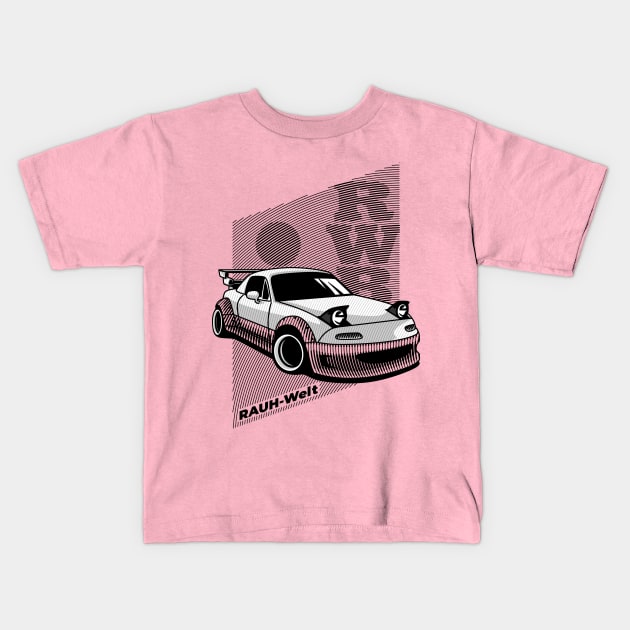 JDM Car Rauh welt  bergiff miata MX5 Kids T-Shirt by celengan